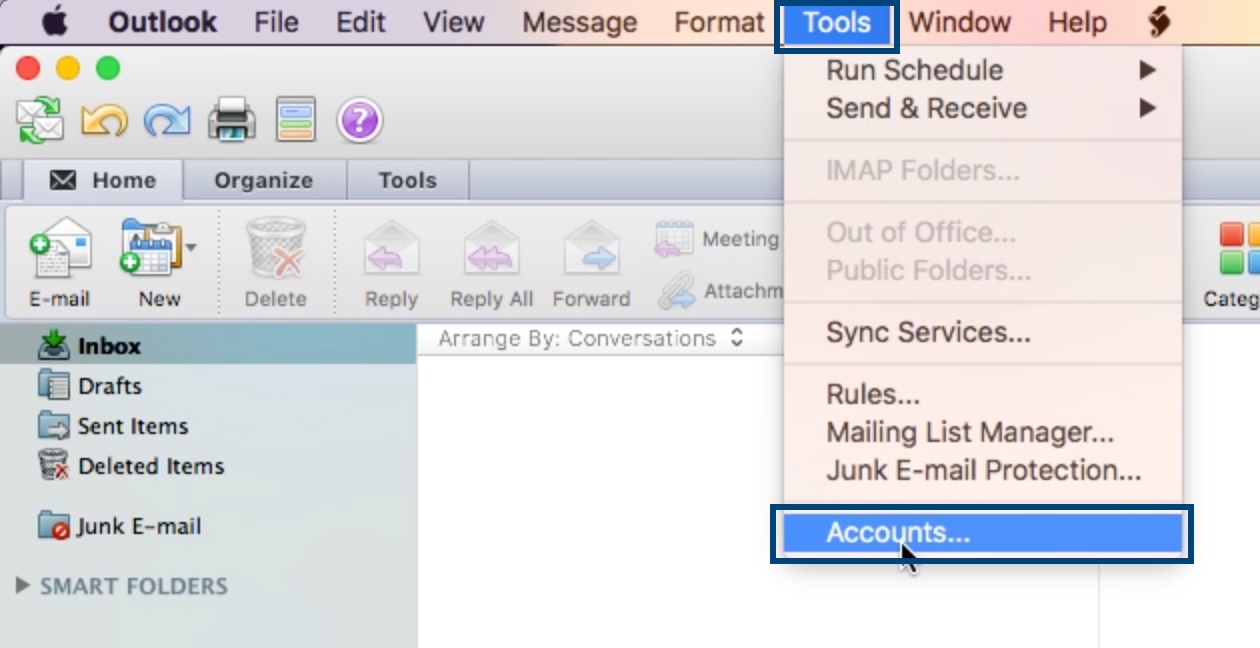 setup signature in outlook for mac